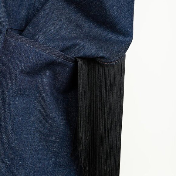 Prada AW/20 Denim Fringe Blazer - Picture 6 of 16